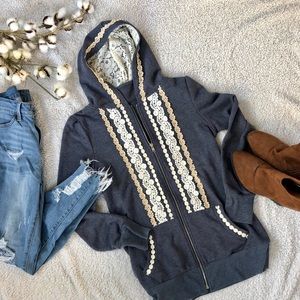 Ruby Rose Crochet and Lace Jacket